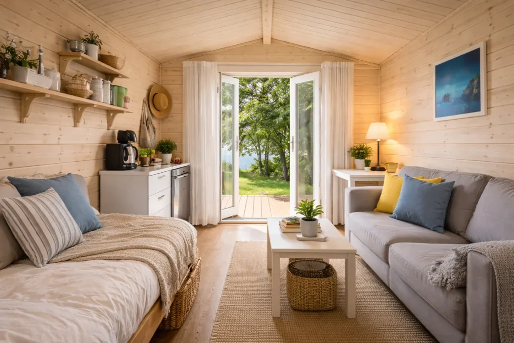 Friggebod som gäststuga